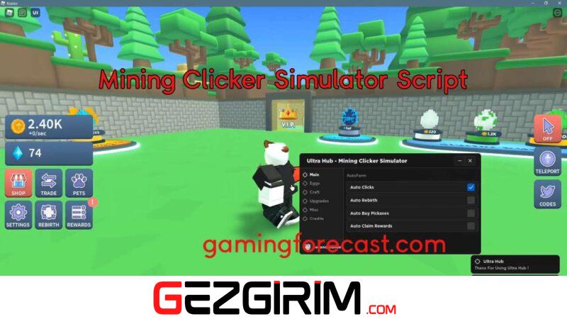 Mining Clicker Simulator Script